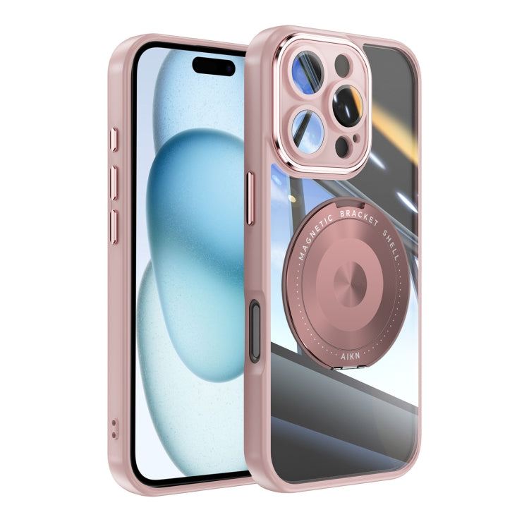360 Holder Magsafe Acrylic Hybrid TPU Phone Case, For iPhone 16e, For iPhone 16 Pro Max, For iPhone 16 Pro, For iPhone 16 Plus