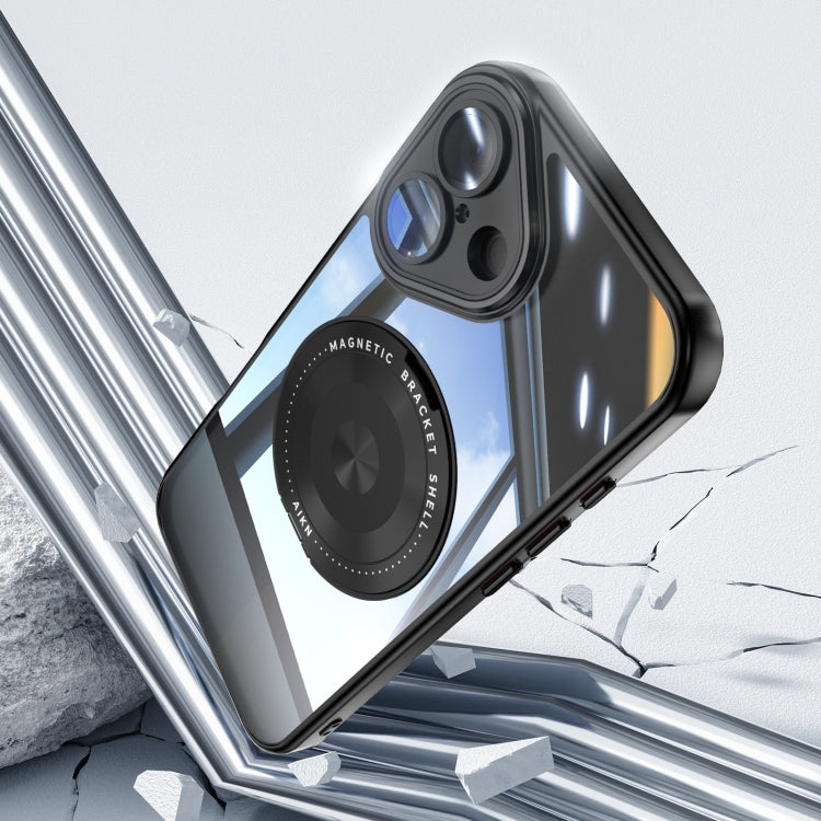 360 Holder Magsafe Acrylic Hybrid TPU Phone Case, For iPhone 16, For iPhone 15 Pro Max, For iPhone 15 Pro, For iPhone 15