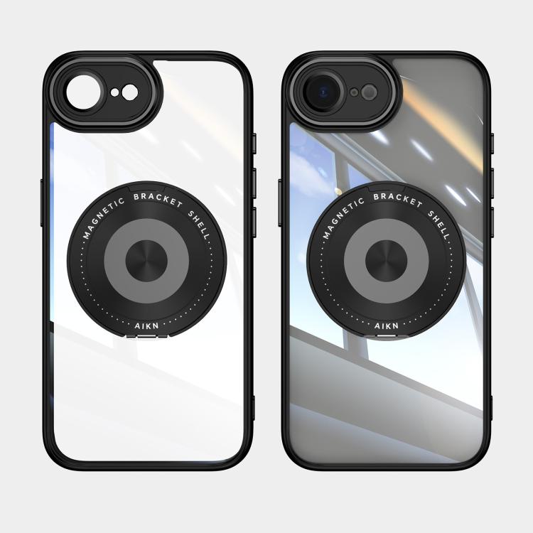 360 Holder Magsafe Acrylic Hybrid TPU Phone Case, For iPhone 16e, For iPhone 16 Pro Max, For iPhone 16 Pro, For iPhone 16 Plus