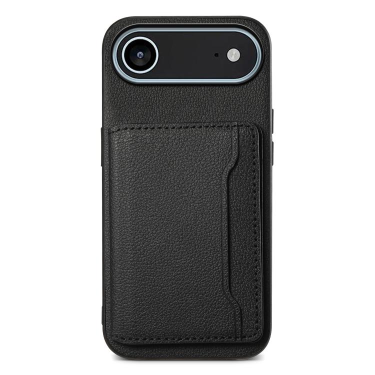 Calf Texture Card Bag Design Full Coverage Phone Case, For iPhone 17 Pro Max, For iPhone 17 Pro, For iPhone 17, For iPhone 17 Air, For iPhone 16 Pro Max, For iPhone 16 Pro