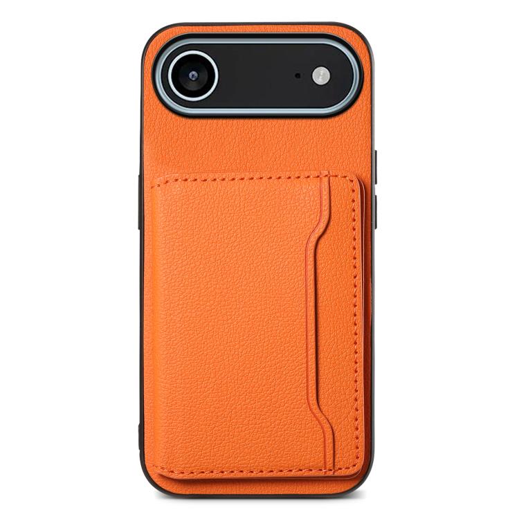 Calf Texture Card Bag Design Full Coverage Phone Case, For iPhone 17 Pro Max, For iPhone 17 Pro, For iPhone 17, For iPhone 17 Air, For iPhone 16 Pro Max, For iPhone 16 Pro