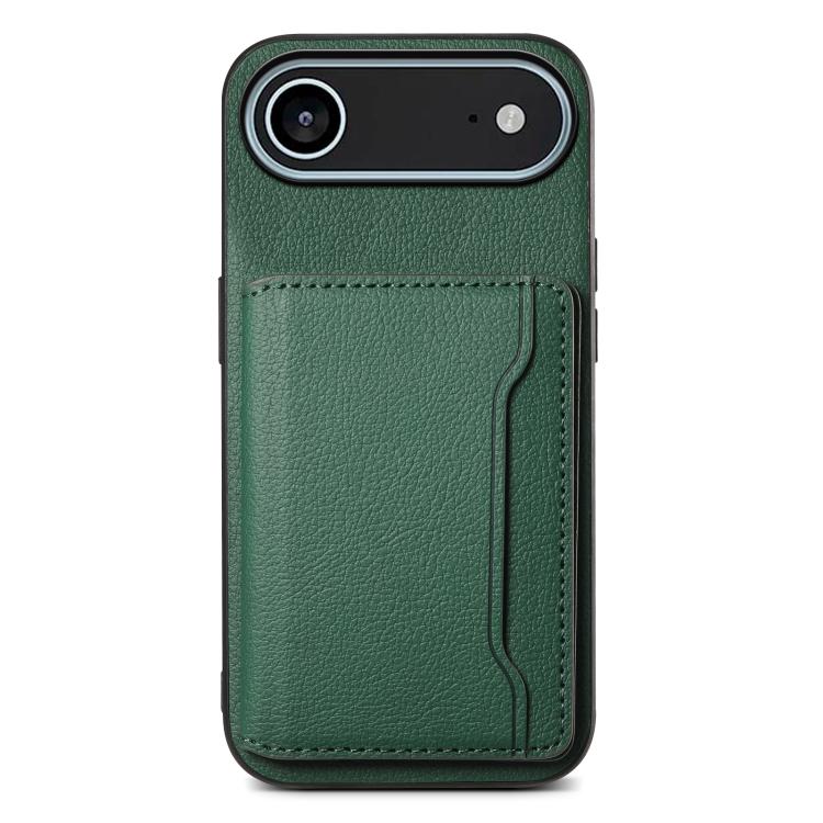 Calf Texture Card Bag Design Full Coverage Phone Case, For iPhone 17 Pro Max, For iPhone 17 Pro, For iPhone 17, For iPhone 17 Air, For iPhone 16 Pro Max, For iPhone 16 Pro