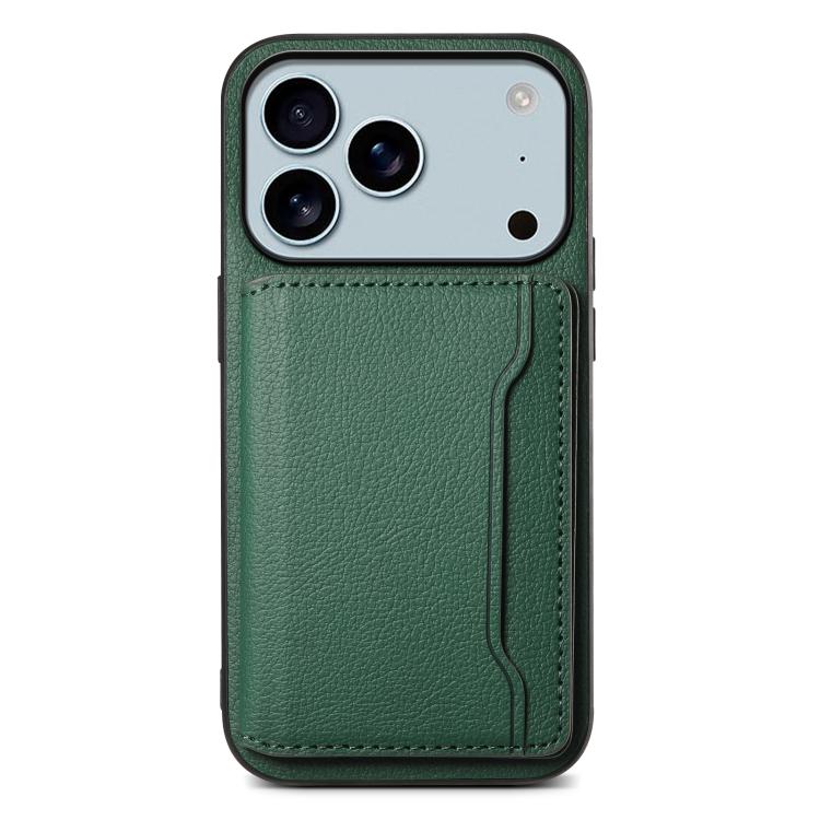 Calf Texture Card Bag Design Full Coverage Phone Case, For iPhone 17 Pro Max, For iPhone 17 Pro, For iPhone 17, For iPhone 17 Air, For iPhone 16 Pro Max, For iPhone 16 Pro