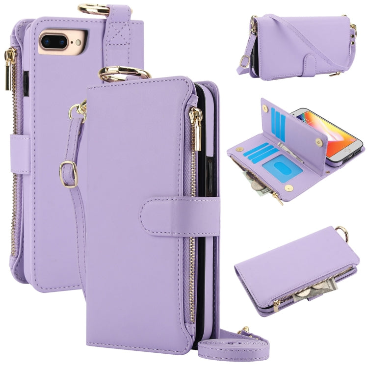 Crossbody Ring Multifunctional Wallet Leather Phone Case, For iPhone XR, For iPhone XS Max, For iPhone 7 Plus / 8 Plus