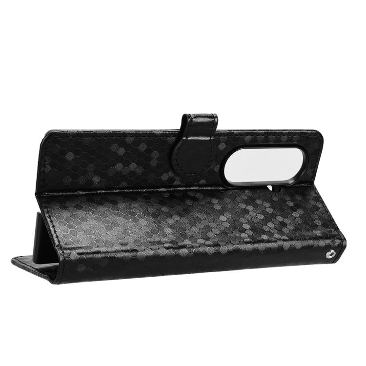 Honeycomb Dot Texture Leather Phone Case