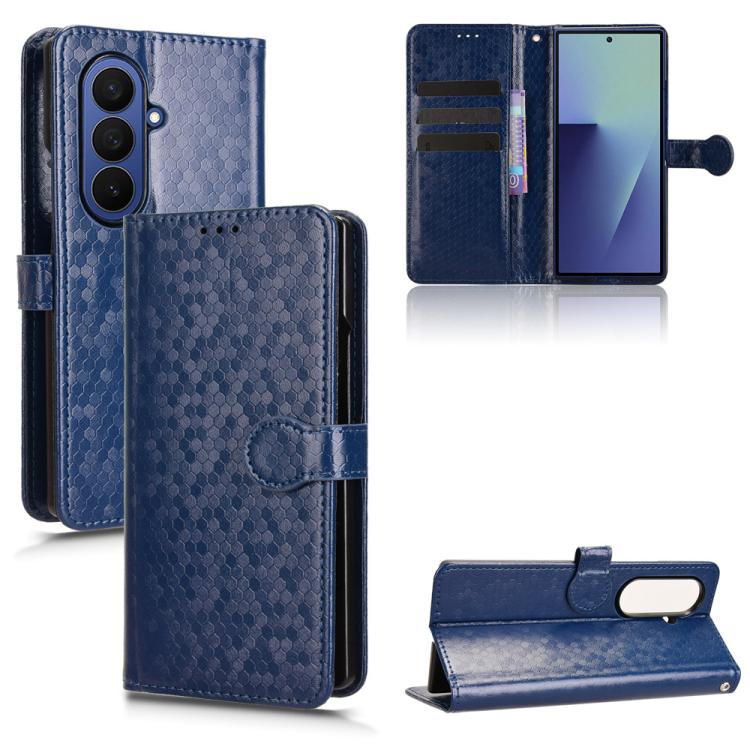 Honeycomb Dot Texture Leather Phone Case