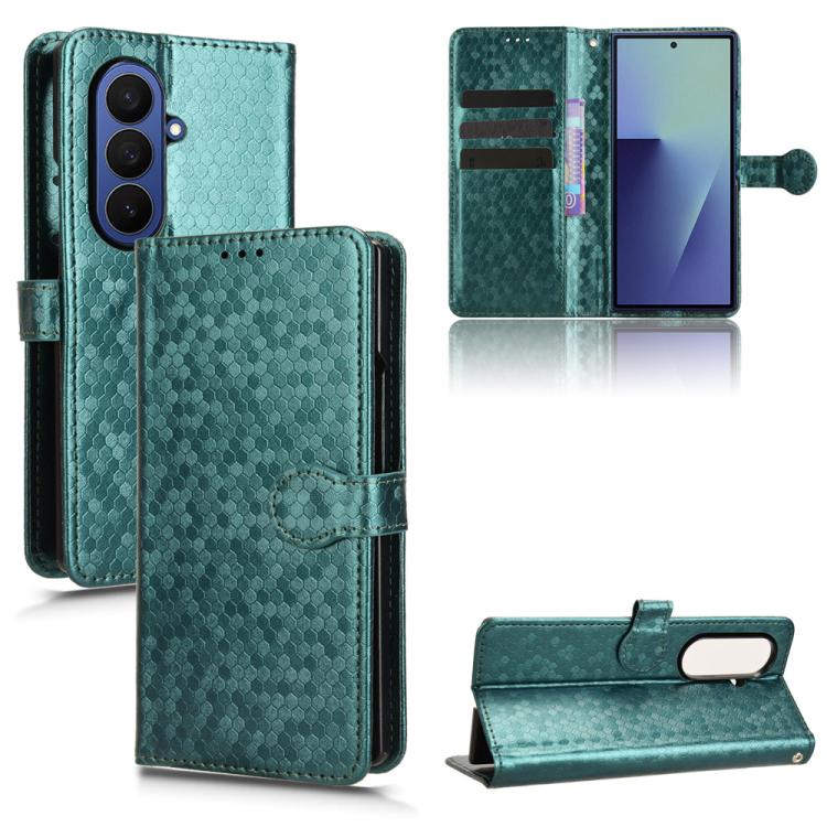 Honeycomb Dot Texture Leather Phone Case