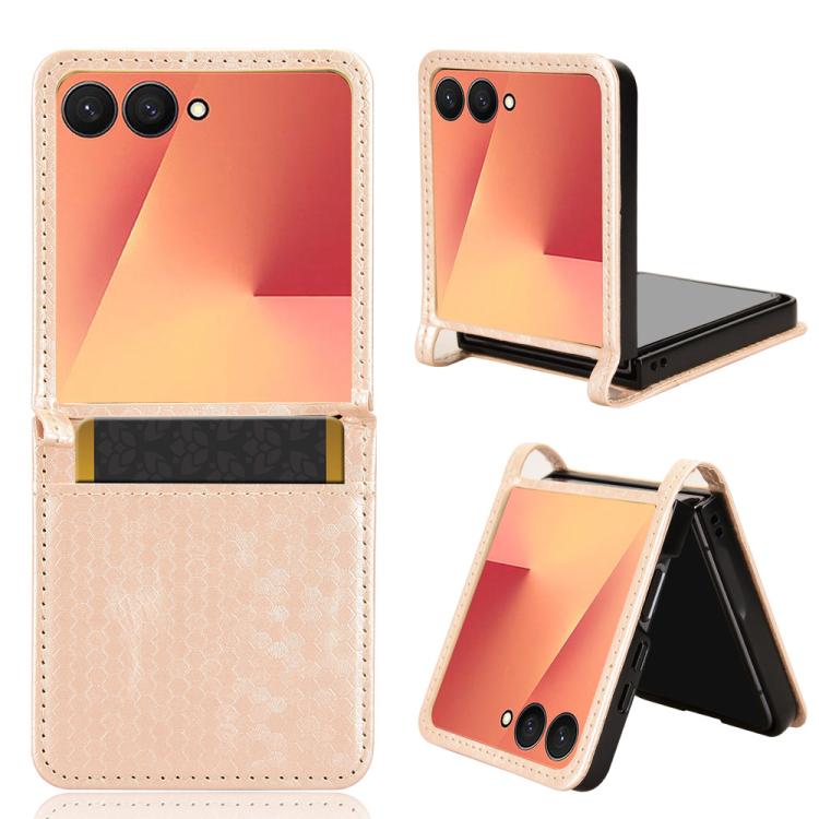 Honeycomb Dot Texture Leather Phone Case