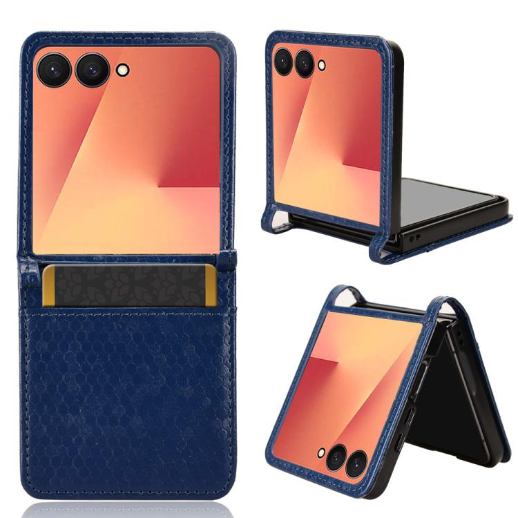 Honeycomb Dot Texture Leather Phone Case