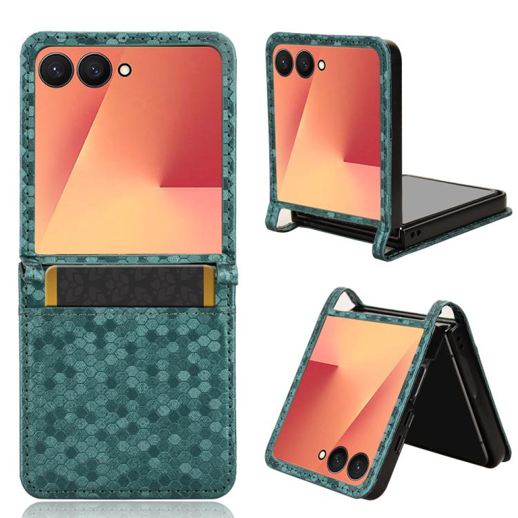 Honeycomb Dot Texture Leather Phone Case