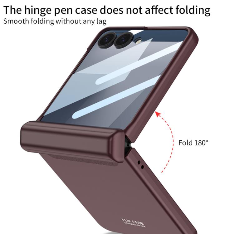 GKK Integrated Magnetic Full Coverage Flip Phone Case with Pen Box+Pen