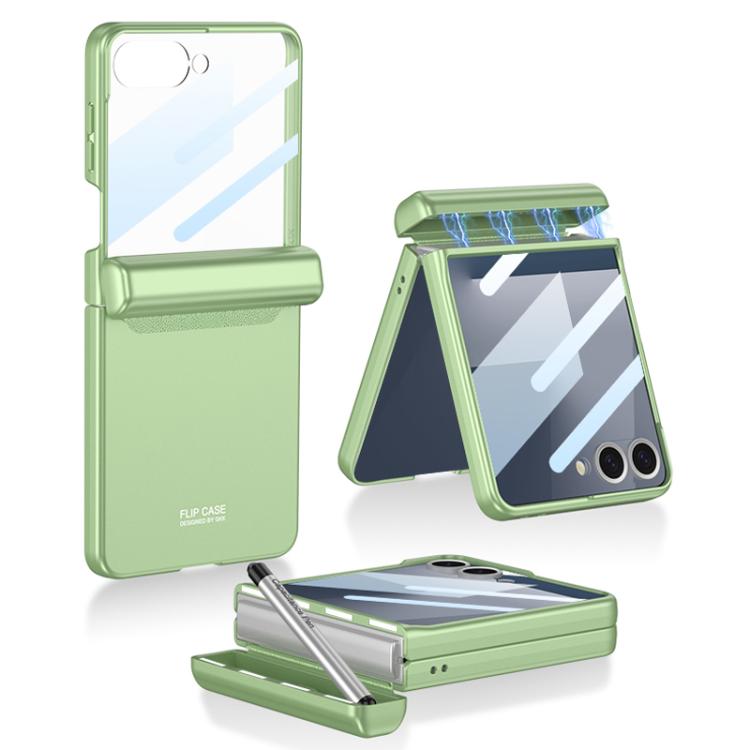 GKK Integrated Magnetic Full Coverage Flip Phone Case with Pen Box+Pen