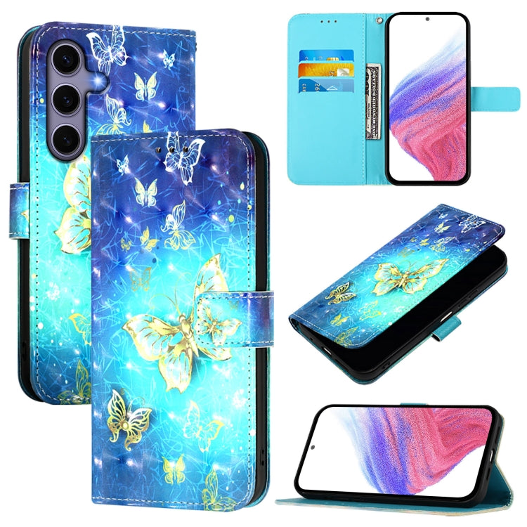 3D Painting Horizontal Flip Leather Phone Case