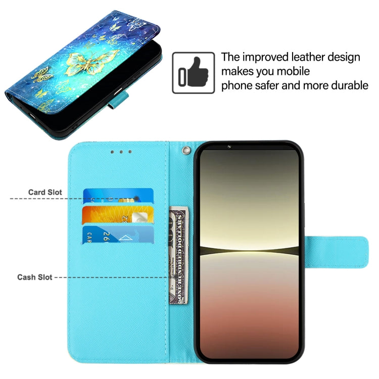 3D Painting Horizontal Flip Leather Phone Case