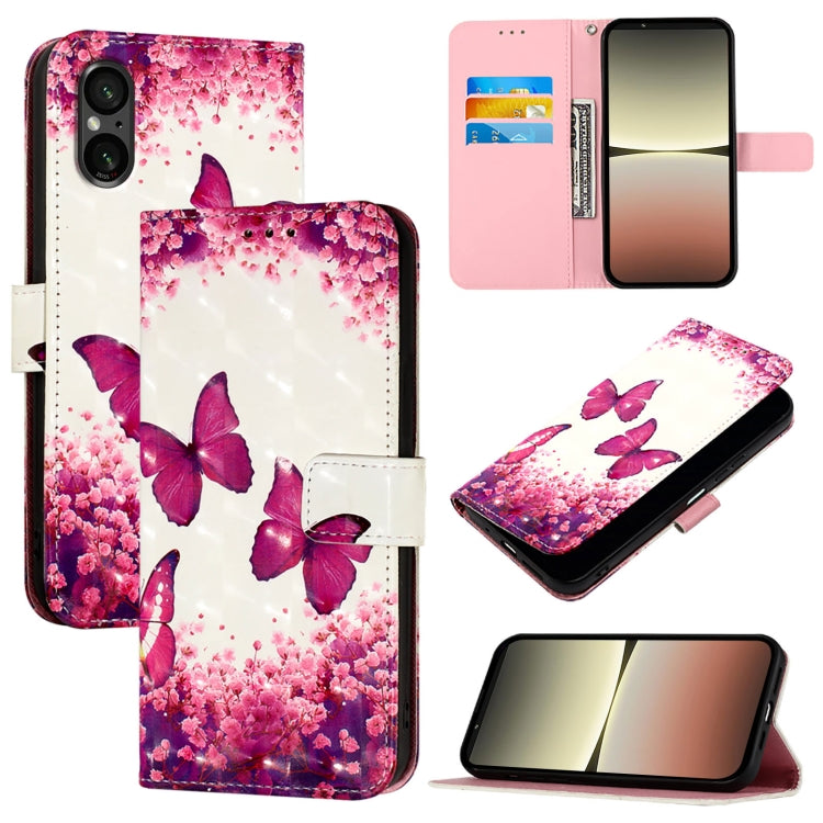 3D Painting Horizontal Flip Leather Phone Case