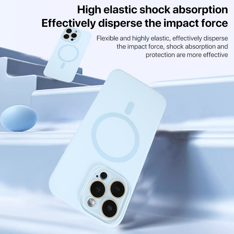 Liquid Silicone MagSafe Full Coverage Phone Case with Lens Film, For iPhone 13 Pro, For iPhone 13, For iPhone 12, For iPhone 12 Pro Max