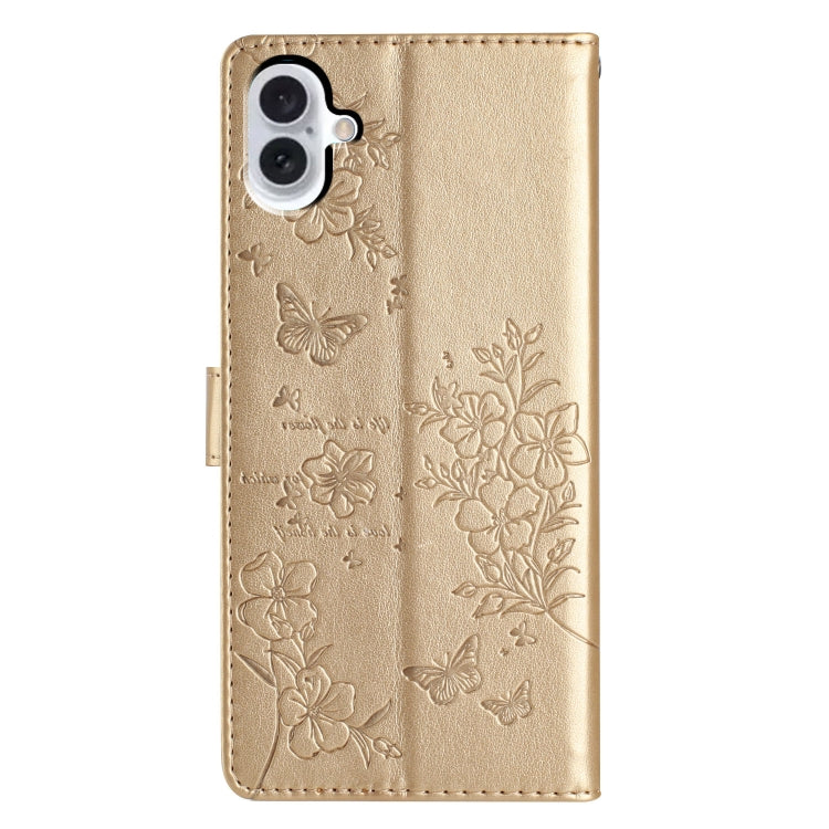 Butterflies and Flowers Leather Phone Case