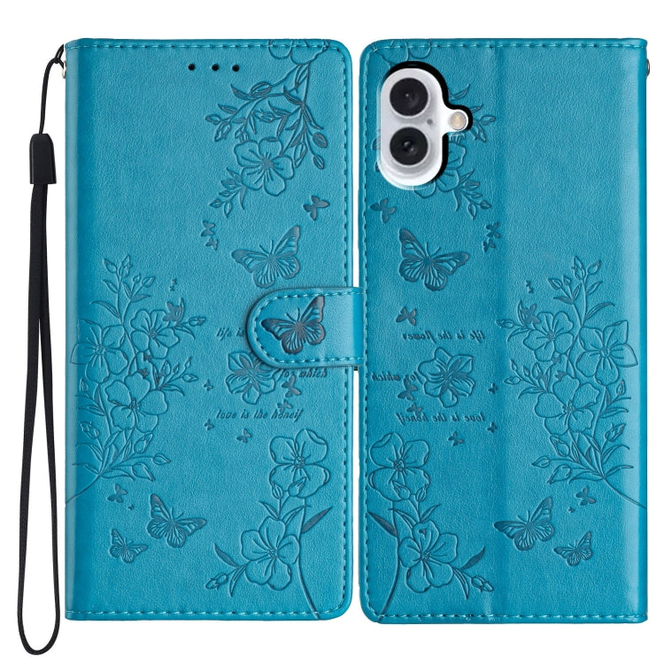 Butterflies and Flowers Leather Phone Case