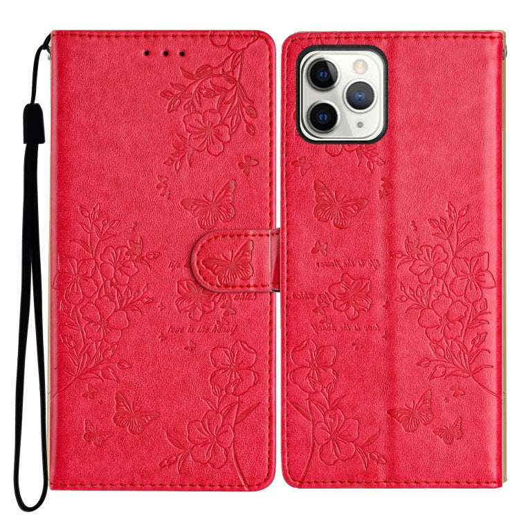 Butterflies and Flowers Leather Phone Case, For iPhone 12 mini, For iPhone 11 Pro Max, For iPhone 11, For iPhone 11 Pro