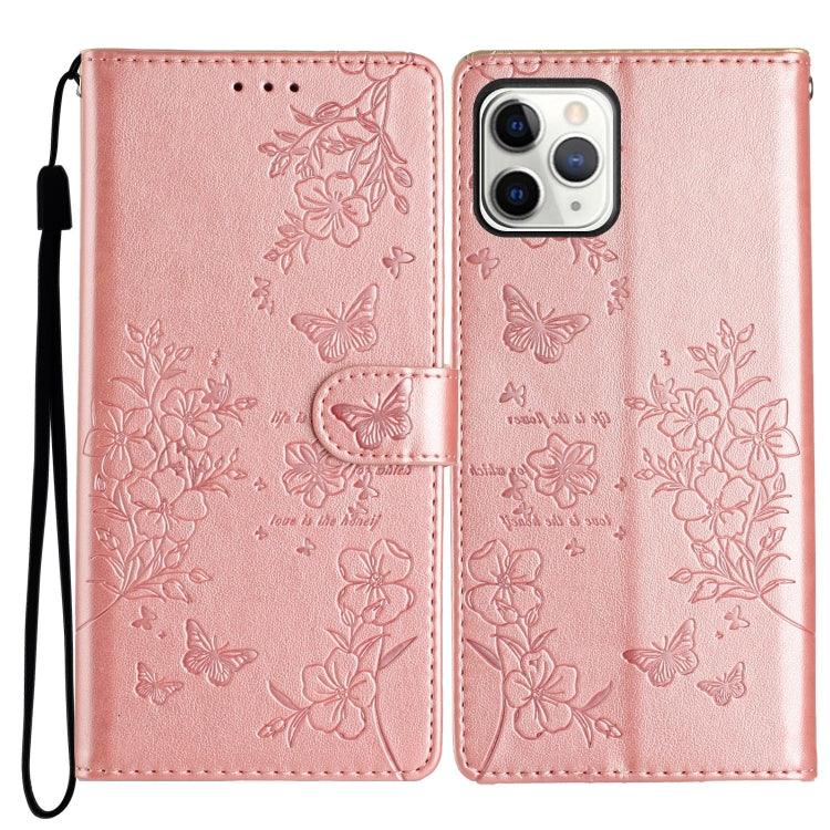 Butterflies and Flowers Leather Phone Case, For iPhone 12 mini, For iPhone 11 Pro Max, For iPhone 11, For iPhone 11 Pro