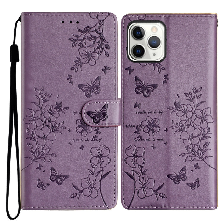 Butterflies and Flowers Leather Phone Case, For iPhone 12 mini, For iPhone 11 Pro Max, For iPhone 11, For iPhone 11 Pro