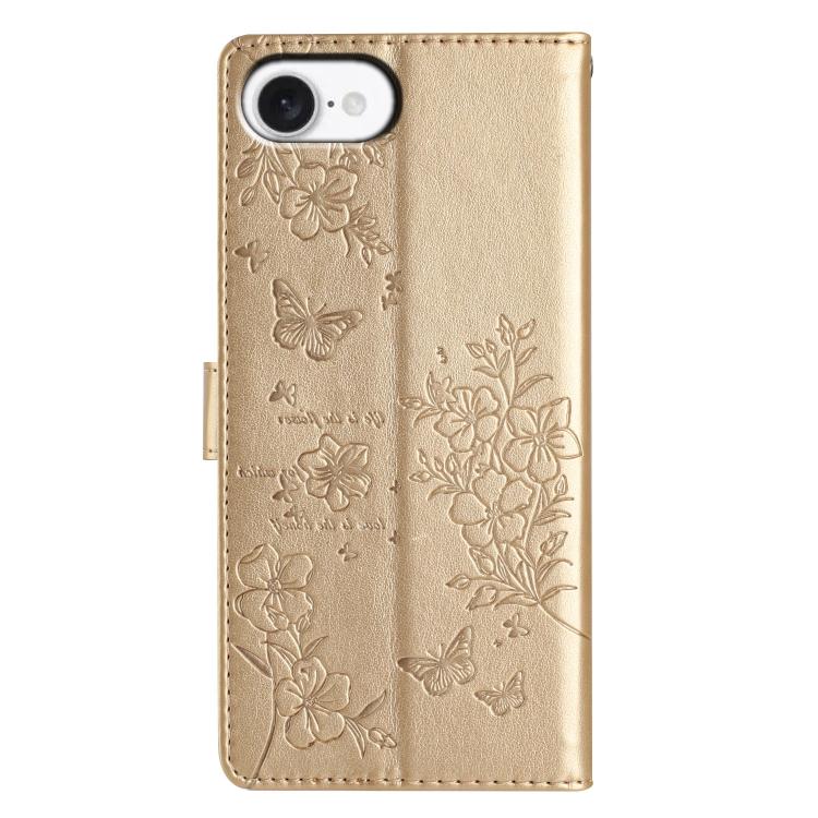 Butterflies and Flowers Leather Phone Case