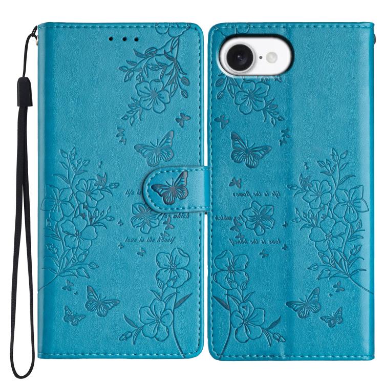 Butterflies and Flowers Leather Phone Case