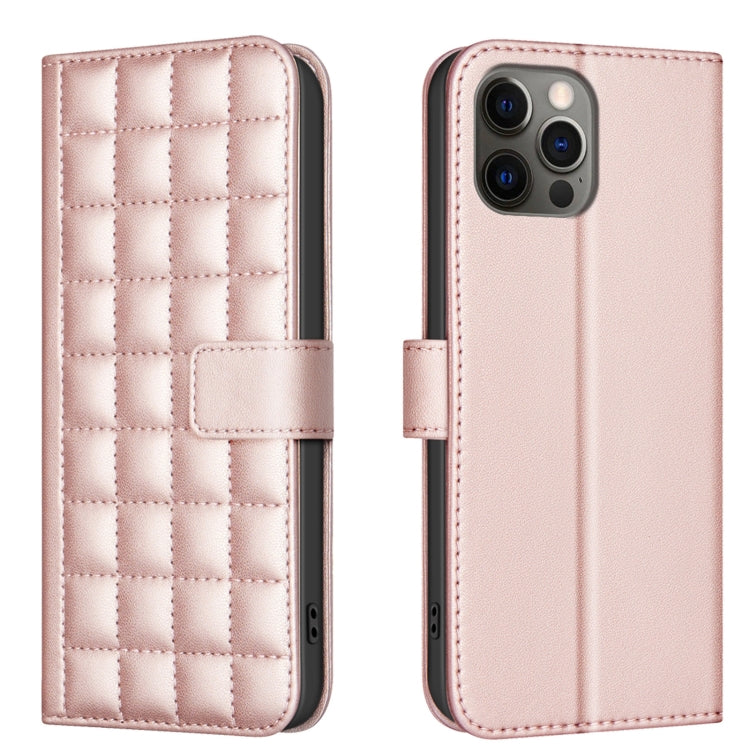 Square Texture Leather Phone Case, For iPhone 12 / 12 Pro, For iPhone 12 Pro Max, For iPhone 11 Pro Max, For iPhone 11