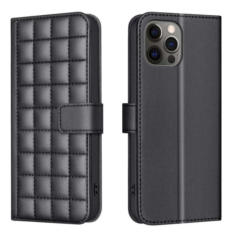 Square Texture Leather Phone Case, For iPhone 12 / 12 Pro, For iPhone 12 Pro Max, For iPhone 11 Pro Max, For iPhone 11