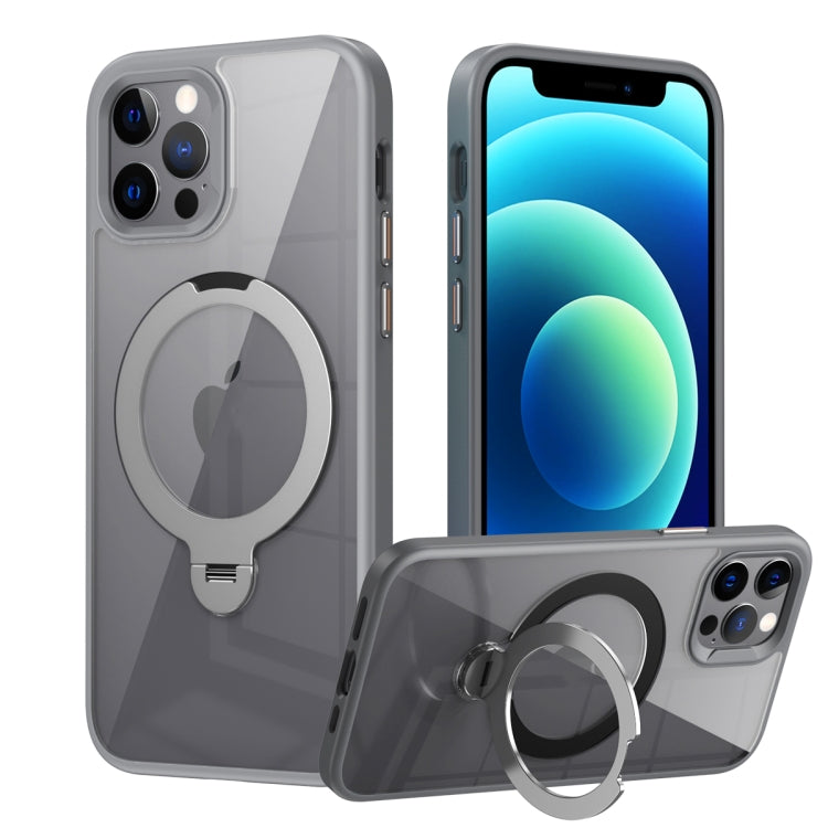 Transparent MagSafe Magnetic Rotating Ring Holder Phone Case, For iPhone 13 Pro Max, For iPhone 13 Pro, For iPhone 13, For iPhone 12 / 12 Pro, For iPhone 12 Pro Max