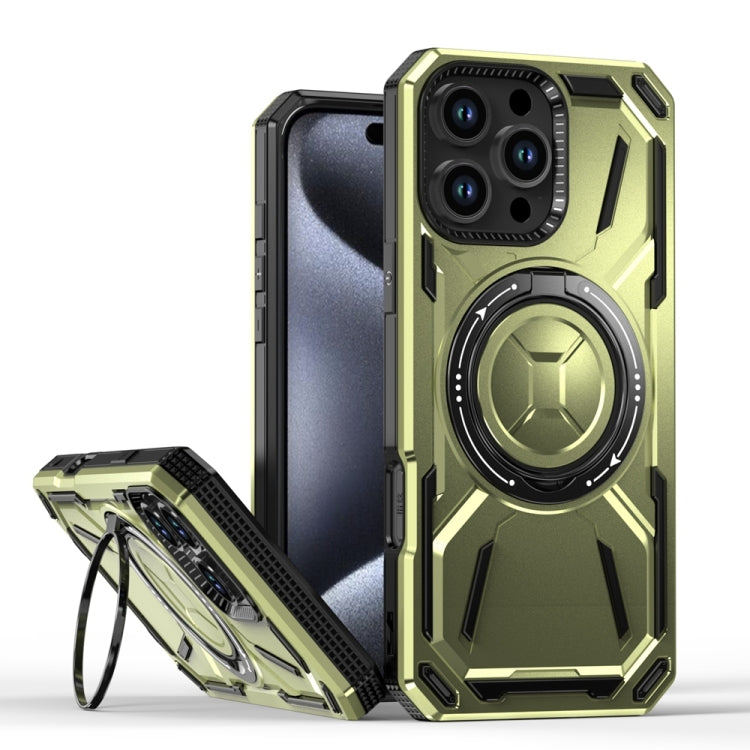 Armor II Series MagSafe Magnetic Holder Phone Case, For iPhone 16 Pro Max, For iPhone 16 Pro, For iPhone 16 Plus, For iPhone 16