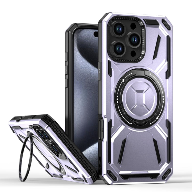 Armor II Series MagSafe Magnetic Holder Phone Case, For iPhone 16 Pro Max, For iPhone 16 Pro, For iPhone 16 Plus, For iPhone 16