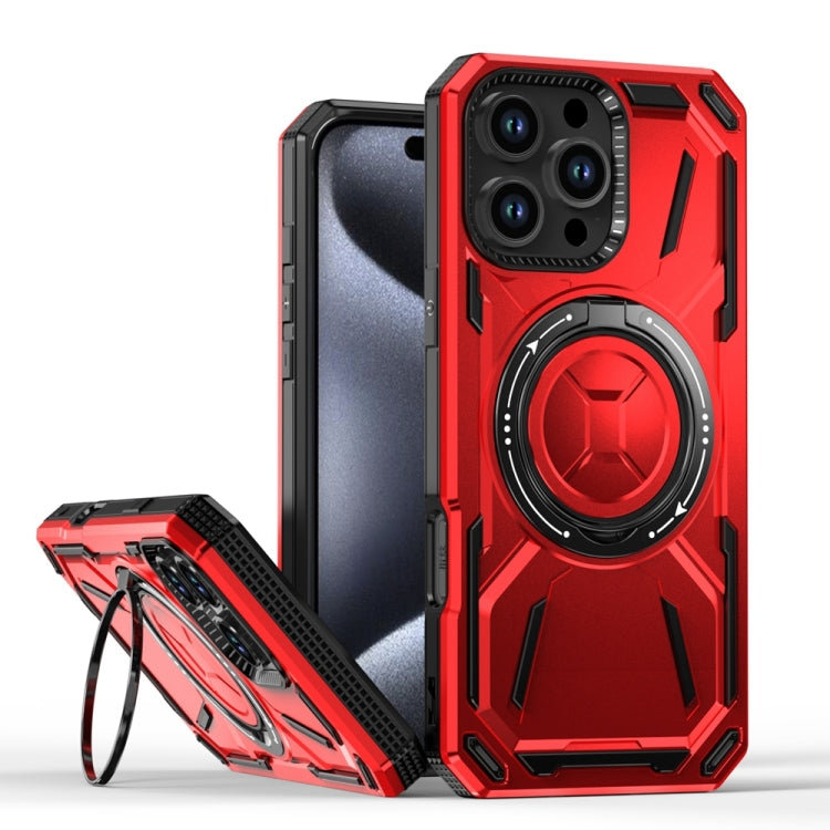 Armor II Series MagSafe Magnetic Holder Phone Case, For iPhone 16 Pro Max, For iPhone 16 Pro, For iPhone 16 Plus, For iPhone 16