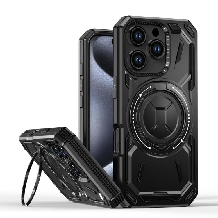 Armor II Series MagSafe Magnetic Holder Phone Case, For iPhone 16 Pro Max, For iPhone 16 Pro, For iPhone 16 Plus, For iPhone 16