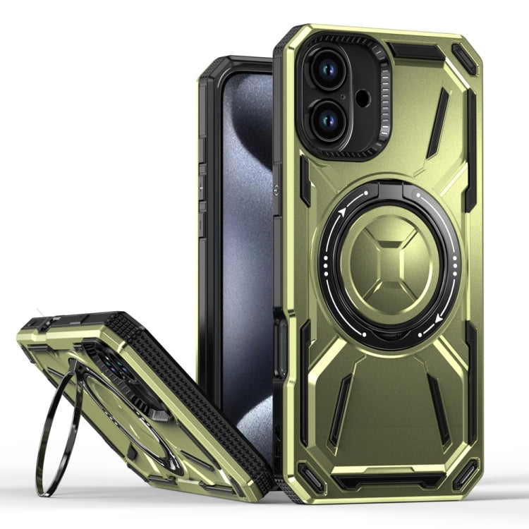 Armor II Series MagSafe Magnetic Holder Phone Case, For iPhone 16 Pro Max, For iPhone 16 Pro, For iPhone 16 Plus, For iPhone 16