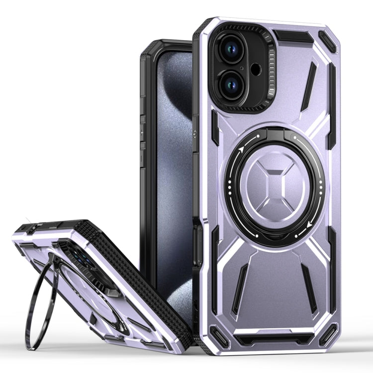 Armor II Series MagSafe Magnetic Holder Phone Case, For iPhone 16 Pro Max, For iPhone 16 Pro, For iPhone 16 Plus, For iPhone 16