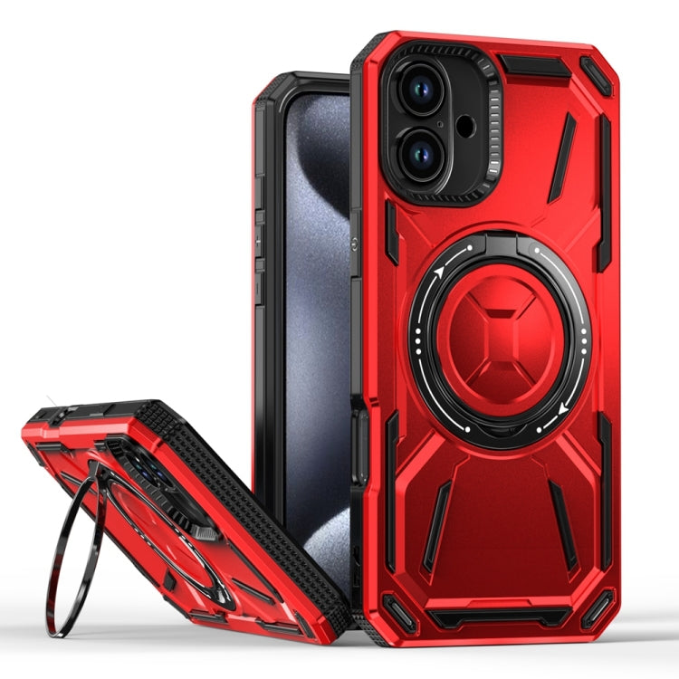 Armor II Series MagSafe Magnetic Holder Phone Case, For iPhone 16 Pro Max, For iPhone 16 Pro, For iPhone 16 Plus, For iPhone 16