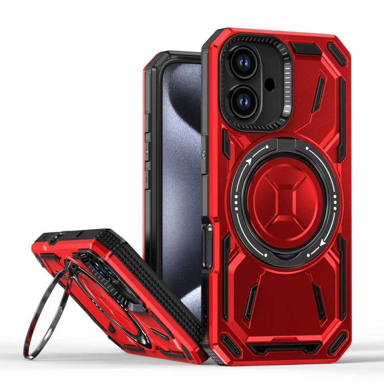 Armor II Series MagSafe Magnetic Holder Phone Case, For iPhone 16 Pro Max, For iPhone 16 Pro, For iPhone 16 Plus, For iPhone 16