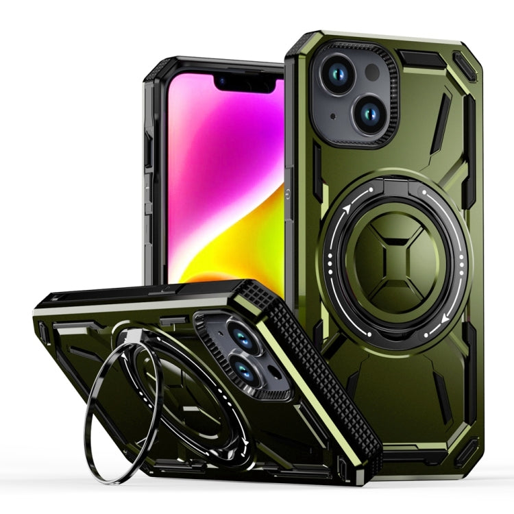 Armor II Series MagSafe Magnetic Holder Phone Case, For iPhone 15 Pro Max, For iPhone 15 Pro, For iPhone 15 Plus, For iPhone 15