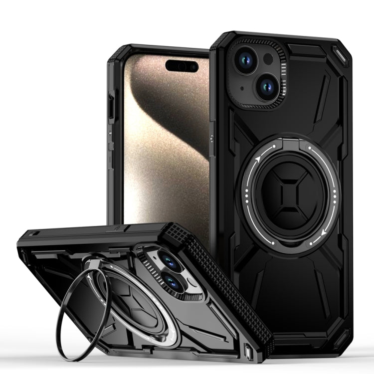 Armor II Series MagSafe Magnetic Holder Phone Case, For iPhone 15 Pro Max, For iPhone 15 Pro, For iPhone 15 Plus, For iPhone 15