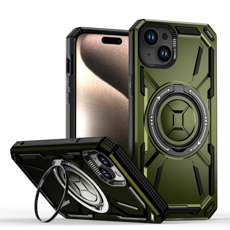 Armor II Series MagSafe Magnetic Holder Phone Case, For iPhone 15 Pro Max, For iPhone 15 Pro, For iPhone 15 Plus, For iPhone 15