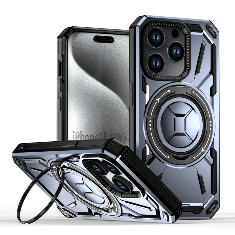 Armor II Series MagSafe Magnetic Holder Phone Case, For iPhone 15 Pro Max, For iPhone 15 Pro, For iPhone 15 Plus, For iPhone 15