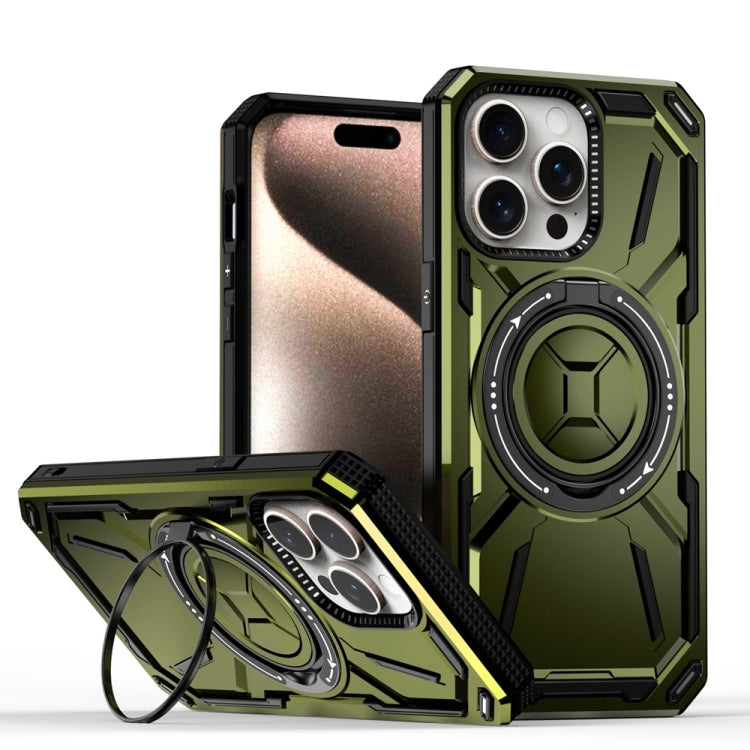 Armor II Series MagSafe Magnetic Holder Phone Case, For iPhone 15 Pro Max, For iPhone 15 Pro, For iPhone 15 Plus, For iPhone 15