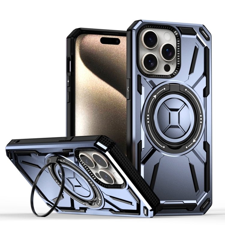 Armor II Series MagSafe Magnetic Holder Phone Case, For iPhone 15 Pro Max, For iPhone 15 Pro, For iPhone 15 Plus, For iPhone 15