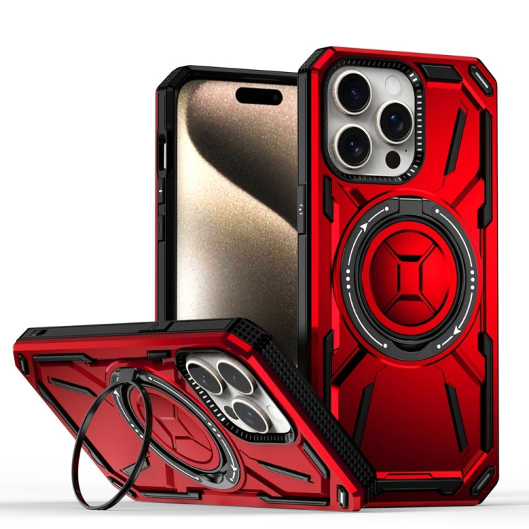 Armor II Series MagSafe Magnetic Holder Phone Case, For iPhone 15 Pro Max, For iPhone 15 Pro, For iPhone 15 Plus, For iPhone 15