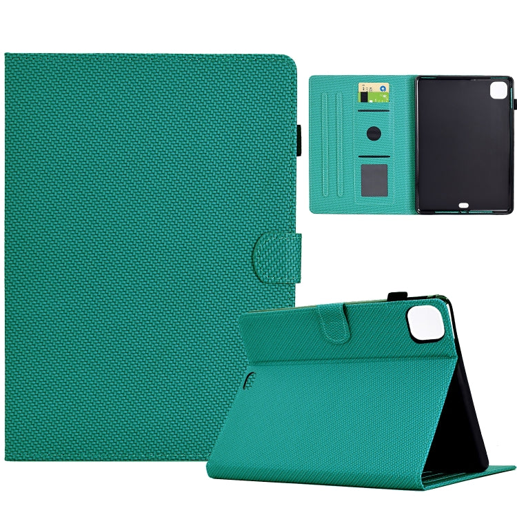 Solid Color Fiber Texture Smart Tablet Leather Case, For iPad Pro 11 2022 / 2022, For iPad Air 10.9 2022 / 2020, For iPad 10.2 2020 / 2019, For iPad Air 10.5 2019
