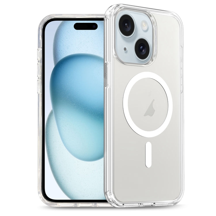 Glitter Powder TPU Hybrid PC MagSafe Phone Case, For iPhone 15 Pro Max, For iPhone 15 Pro, For iPhone 15 Plus, For iPhone 15