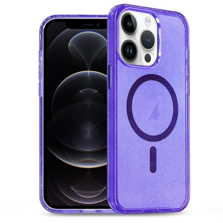Glitter Powder TPU Hybrid PC MagSafe Phone Case, For iPhone 12 Pro Max, For iPhone 12 Pro