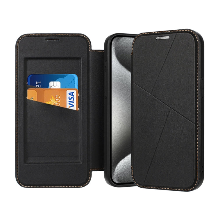 Magnetic Armor Series RFID Card Slots Leather Phone Case