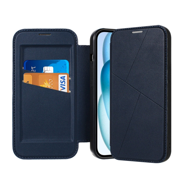 Magnetic Armor Series RFID Card Slots Leather Phone Case